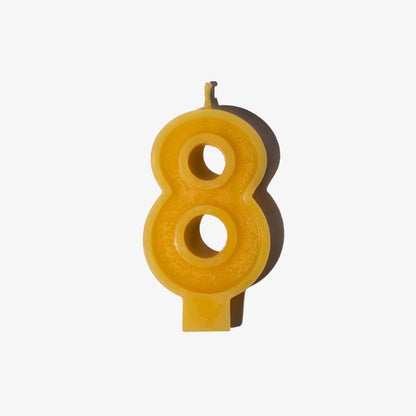 Goldrick Beeswax Birthday Number Candles
